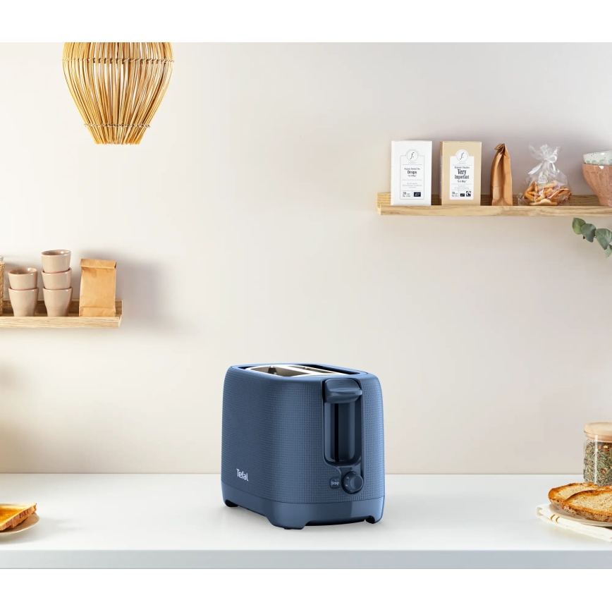 Tefal - Toaster z dvema luknjama MORNING 850W/230V modra