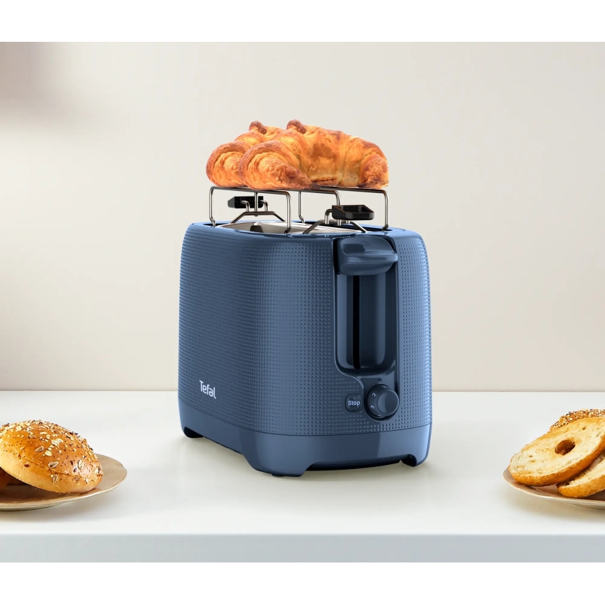 Tefal - Toaster z dvema luknjama MORNING 850W/230V modra