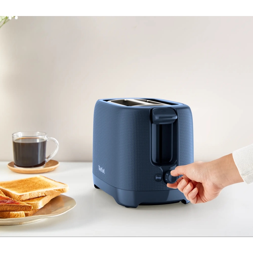 Tefal - Toaster z dvema luknjama MORNING 850W/230V modra