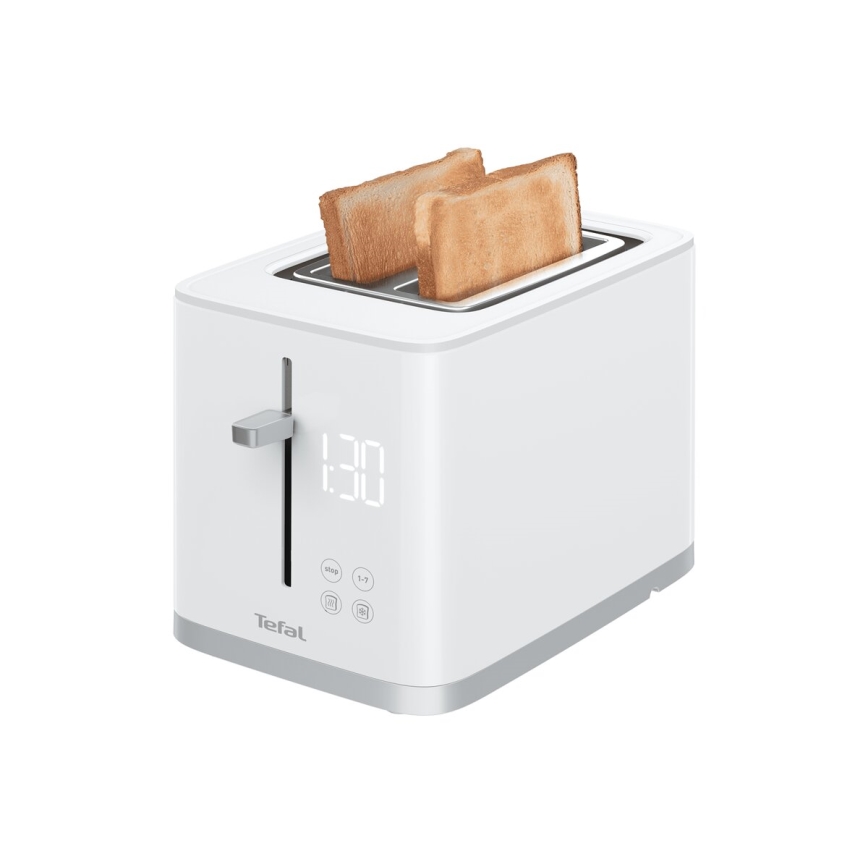 Tefal - Toaster z dvema luknjama SENSE 850W/230V bela