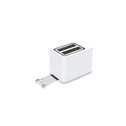 Tefal - Toaster z dvema luknjama SENSE 850W/230V bela