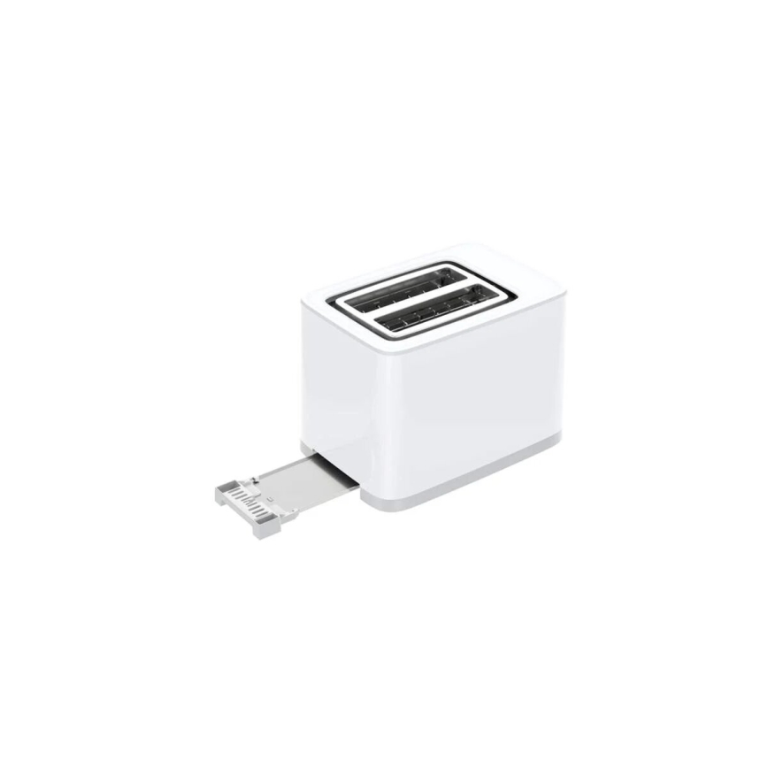 Tefal - Toaster z dvema luknjama SENSE 850W/230V bela