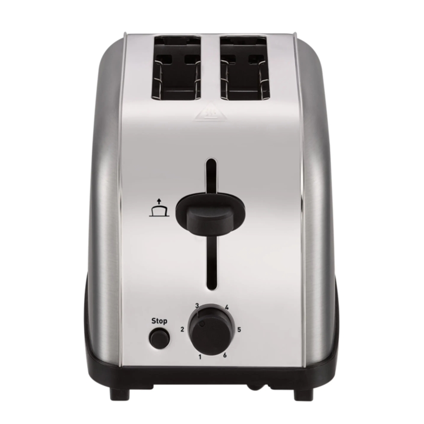 Tefal - Toaster z dvema luknjama ULTRA MINI 700W/230V mat krom