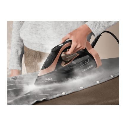 Tefal - Parna likalnik ULTIMATE POWER 3200W/230V baker/črna
