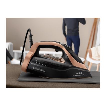 Tefal - Parna likalnik ULTIMATE POWER 3200W/230V baker/črna