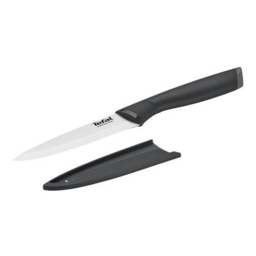 Tefal - Univerzalni nož iz nerjavečega jekla COMFORT 12 cm sijajni krom/črna