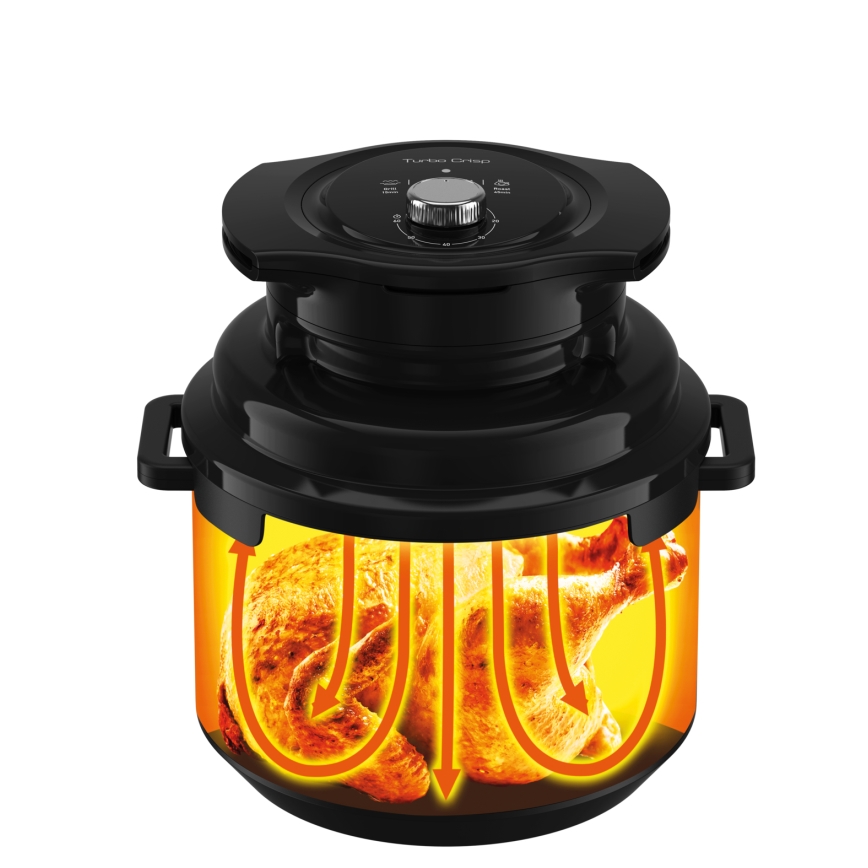 Tefal - Večfunkcijski električni tlačni lonec 7,6 l 1200W/230V črna