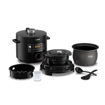 Tefal - Večfunkcijski električni tlačni lonec 7,6 l 1200W/230V črna