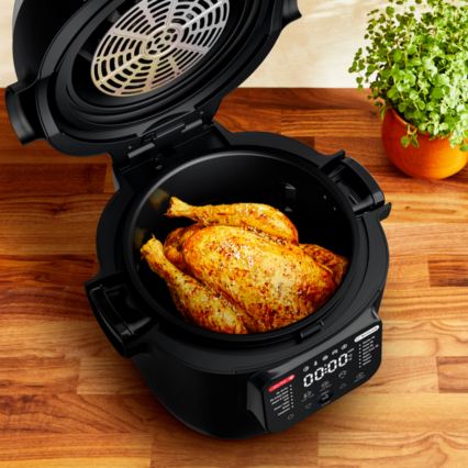 Tefal - Večfunkcijski lonec in zračna friteza 2 v 1 MULTICOOK ACTIFRY 1334W/230V 6 l