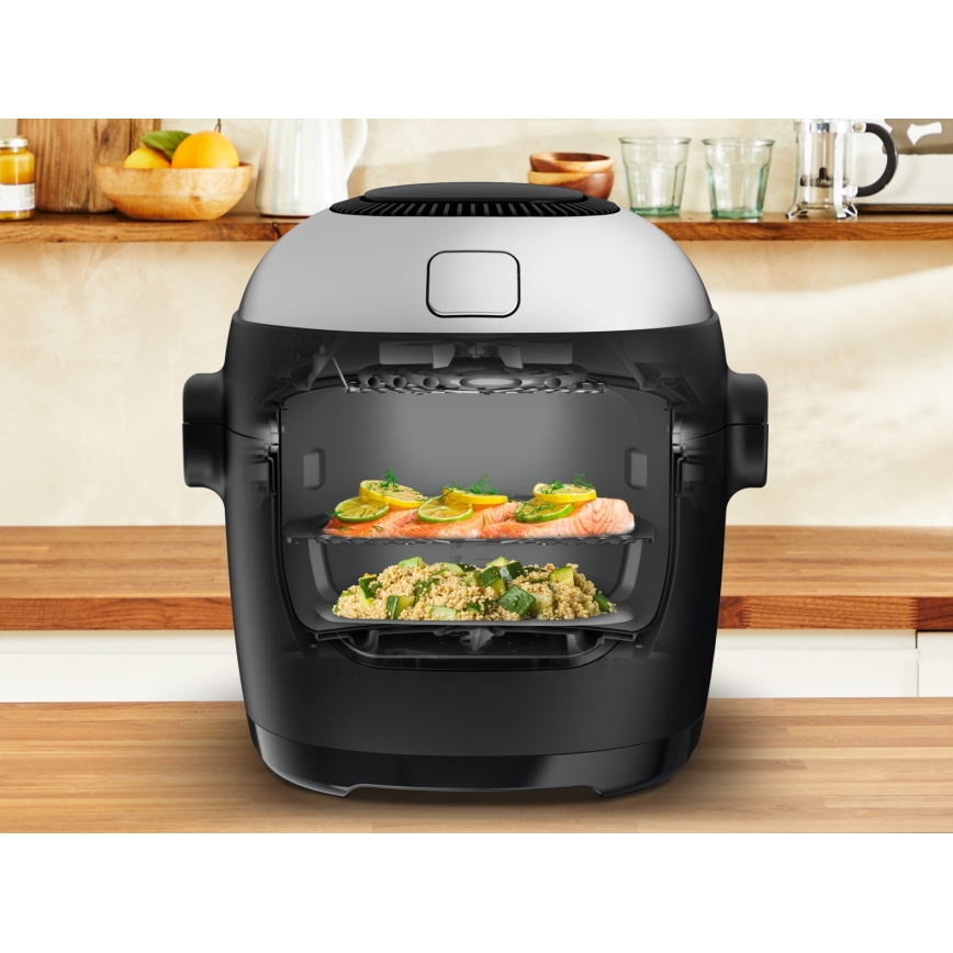 Tefal - Večfunkcijski lonec in zračna friteza 2 v 1 MULTICOOK ACTIFRY 1334W/230V 6 l