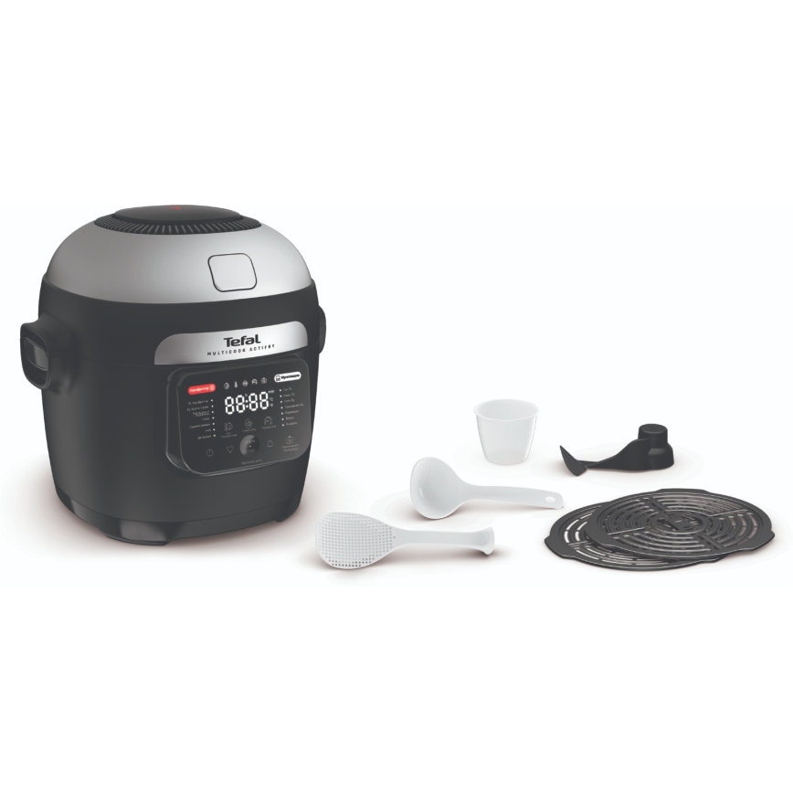 Tefal - Večfunkcijski lonec in zračna friteza 2 v 1 MULTICOOK ACTIFRY 1334W/230V 6 l