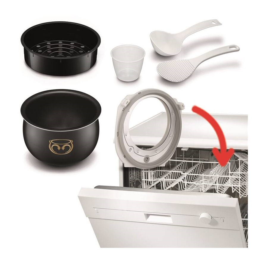 Tefal - Večnamenski električni lonec FUZZY 750W/230V