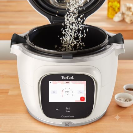 Tefal - Večfunkcijski električni tlačni lonec 6 l COOK4ME TOUCH PRO 1600W/230V Wi-Fi