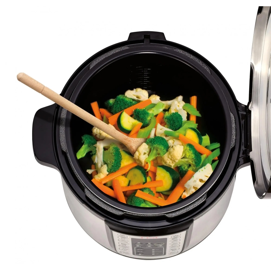 Tefal - Večnamenski električni lonec na pritisk ALL IN ONE POT 1100W/230V mat krom/črna