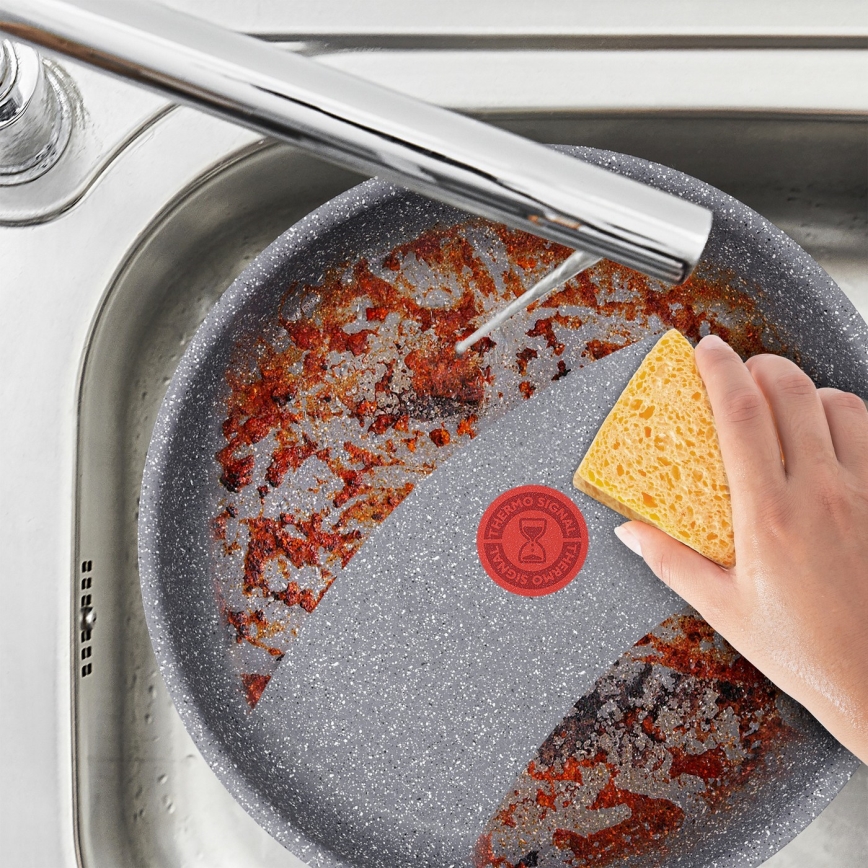 Tefal - Wok ponev HARD STONE 28 cm