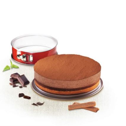 Tefal - Zložljiva oblika za torte DELIBAKE 27 cm rdeča