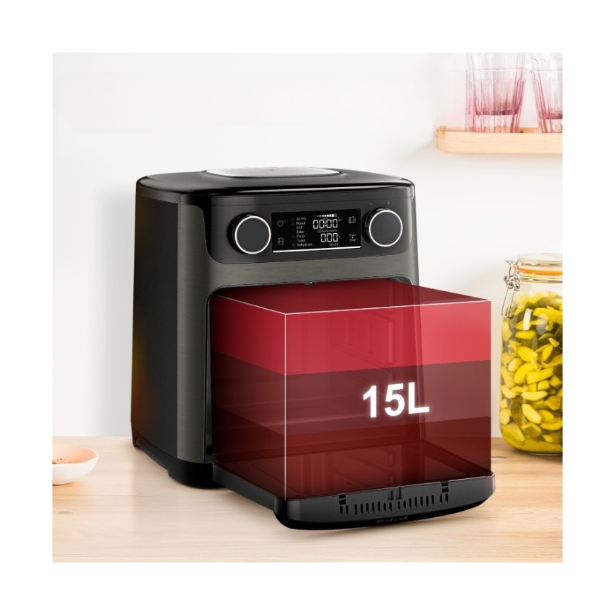 Tefal - Zračna friteza 15 l EASY FRY 9v1 1800W/230V črna