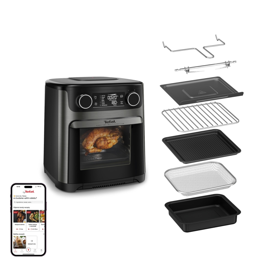 Tefal - Zračna friteza 15 l EASY FRY 9v1 1800W/230V črna