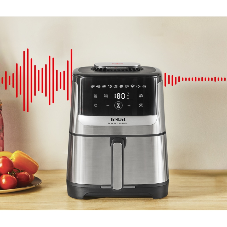 Tefal - Zračna friteza 5 l EASY FRY SILENCE 10v1 1400-1670W/230V