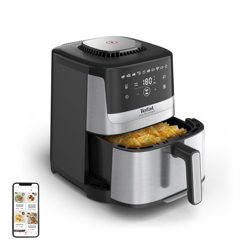 Tefal - Zračna friteza 5 l EASY FRY SILENCE 10v1 1400-1670W/230V
