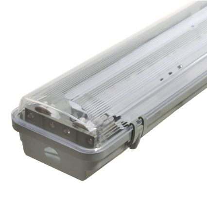 Tehnično fluorescenčno svetilo 2xG13/36W/230V 120 cm IP65 siva