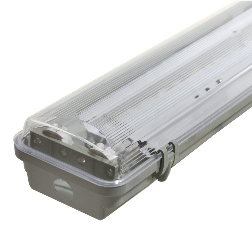 Tehnično fluorescenčno svetilo 2xG13/36W/230V 120 cm IP65 siva