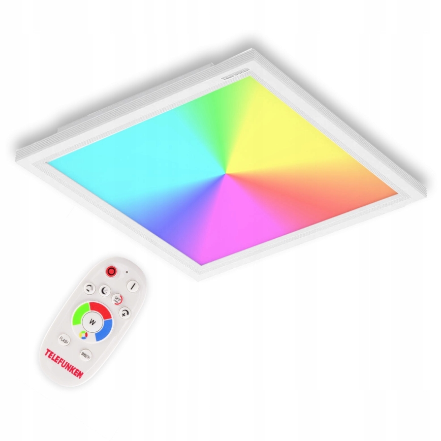 Telefunken 301506TF - LED RGBW Zatemnitveni panel LED/18W/230V 4000K + Daljinski upravljalnik