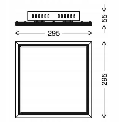 Telefunken 301506TF - LED RGBW Zatemnitveni panel LED/18W/230V 4000K + Daljinski upravljalnik