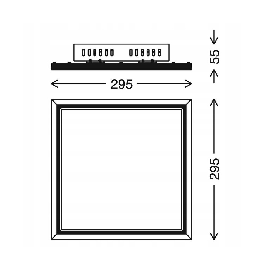 Telefunken 301506TF - LED RGBW Zatemnitveni panel LED/18W/230V 4000K + Daljinski upravljalnik