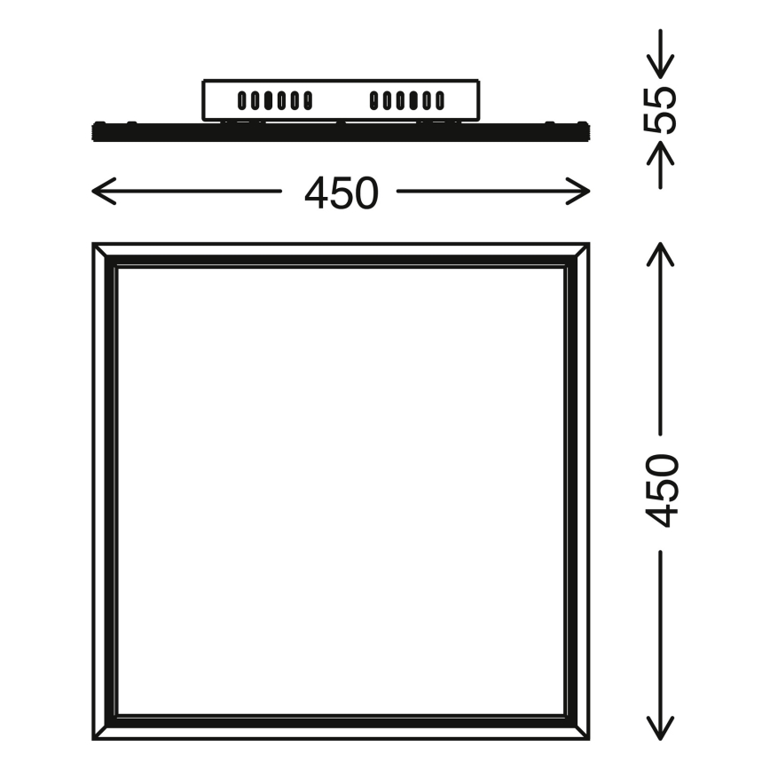 Telefunken 301606TF - LED RGBW Zatemnitveni panel LED/24W/230V 4000K + Daljinski upravljalnik