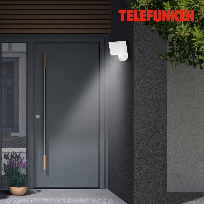 Telefunken 304406TF - LED zunanji stenski reflektor s senzorjem LED/20W/230V IP44