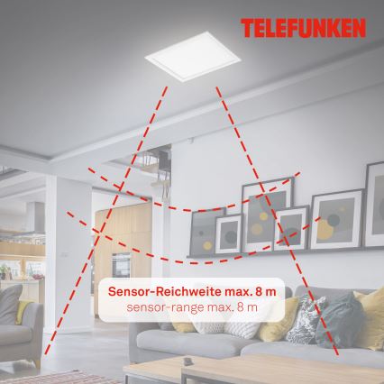 Telefunken 308606TF - LED Nadgradni panel s senzorjem LED/13W/230V