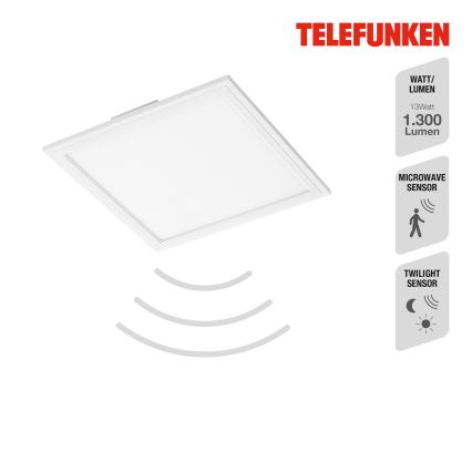 Telefunken 308606TF - LED Nadgradni panel s senzorjem LED/13W/230V