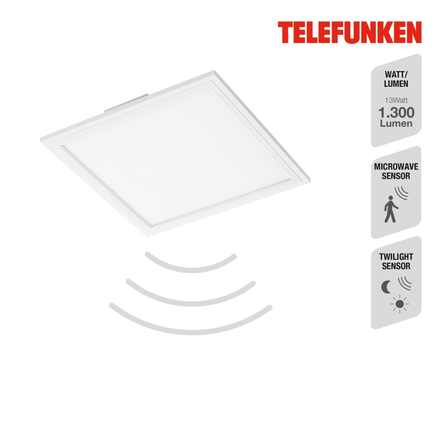 Telefunken 308606TF - LED Nadgradni panel s senzorjem LED/13W/230V
