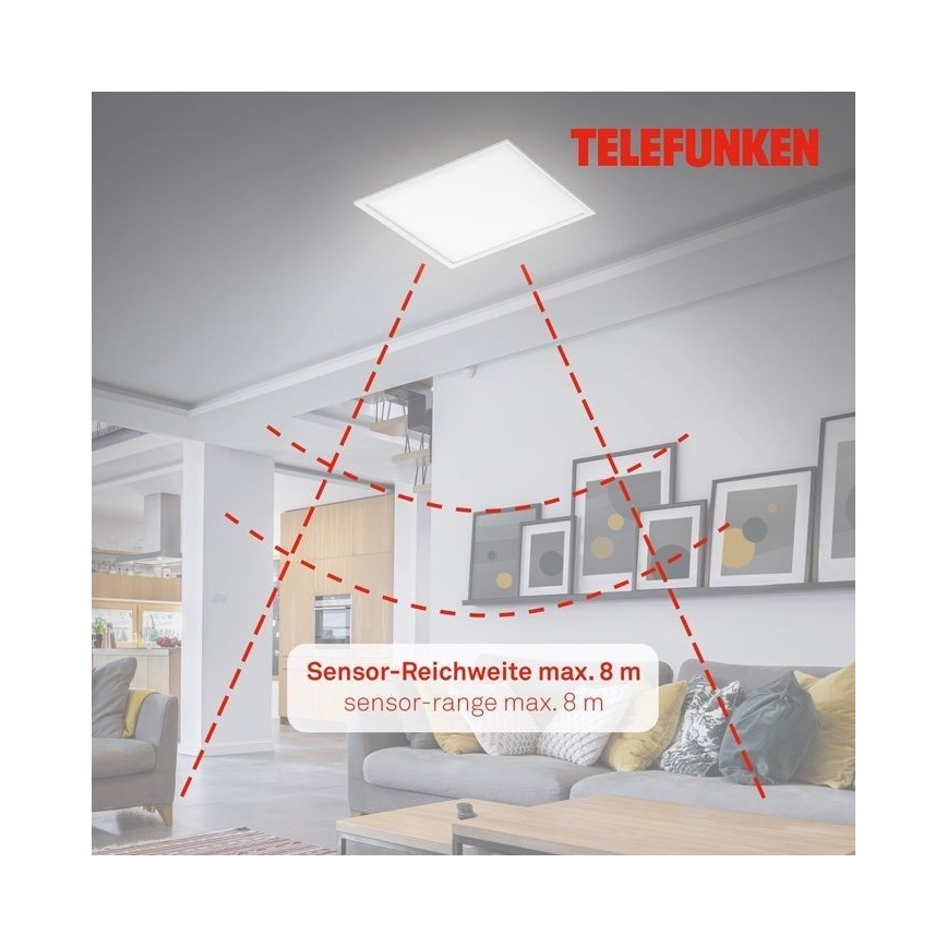 Telefunken 308806TF - LED Nadgradni panel s senzorjem LED/25W/230V 4000K