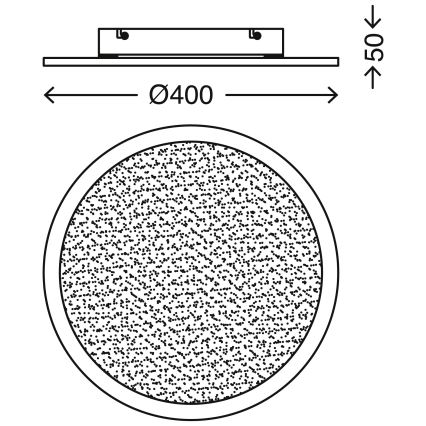 Telefunken 309104TF - LED Stropna svetilka s senzorjem LED/30W/230V 4000K