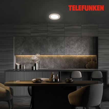 Telefunken 309302TF - LED RGBW Zatemnitvena kopalniška vgradna svetilka LED/6W/230V 2700-6500K IP23 Wi-Fi Tuya