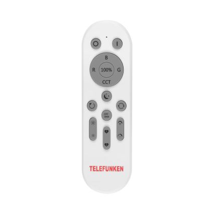 Telefunken 309602TF - LED RGBW Zatemnitvena stropna svetilka LED/18W/230V 2700-6500K Wi-Fi Tuya