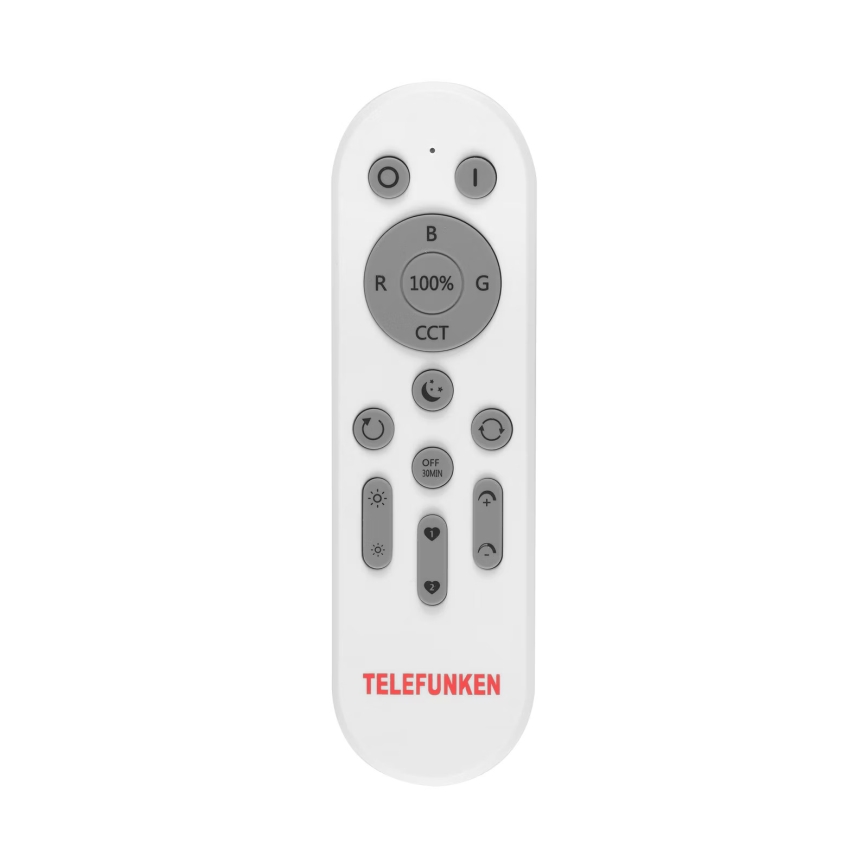 Telefunken 309602TF - LED RGBW Zatemnitvena stropna svetilka LED/18W/230V 2700-6500K Wi-Fi Tuya