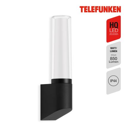 Telefunken 311305TF - LED Zunanja stenska svetilka LED/8W/230V IP44