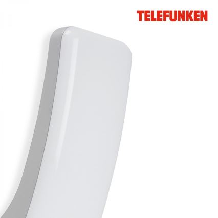 Telefunken 311604TF - LED Zunanja stenska svetilka LED/15W/230V IP44 srebrna