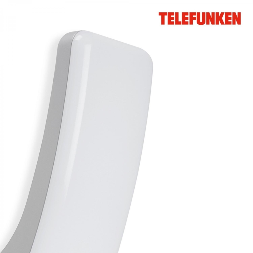 Telefunken 311604TF - LED Zunanja stenska svetilka LED/15W/230V IP44 srebrna