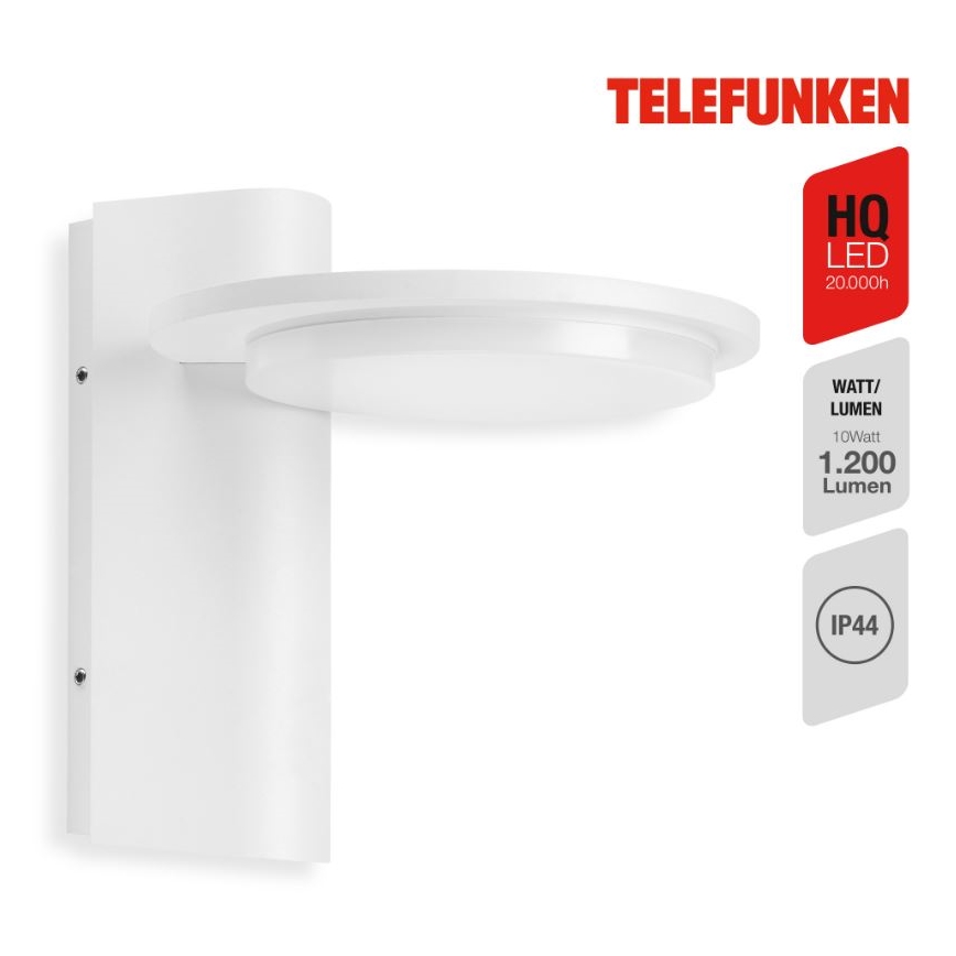 Telefunken 312406TF - LED Zunanja stenska svetilka LED/10W/230V IP44