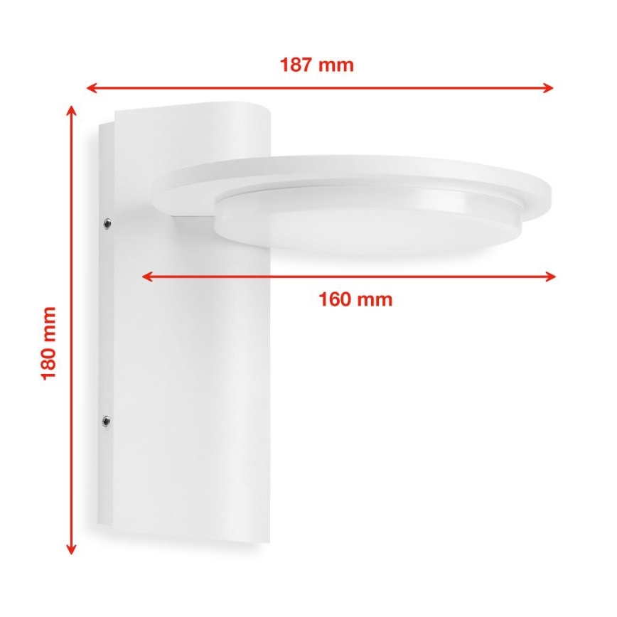 Telefunken 312406TF - LED Zunanja stenska svetilka LED/10W/230V IP44
