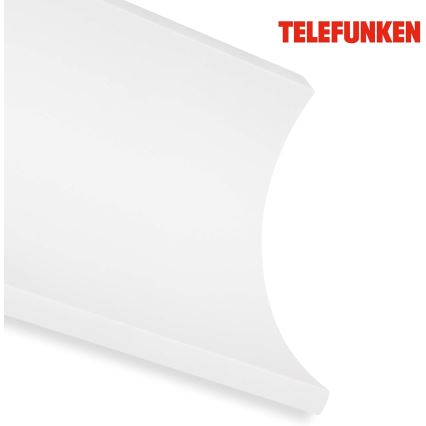 Telefunken 312806TF - LED Zunanja stenska svetilka 2xLED/6W/230V IP44 bela