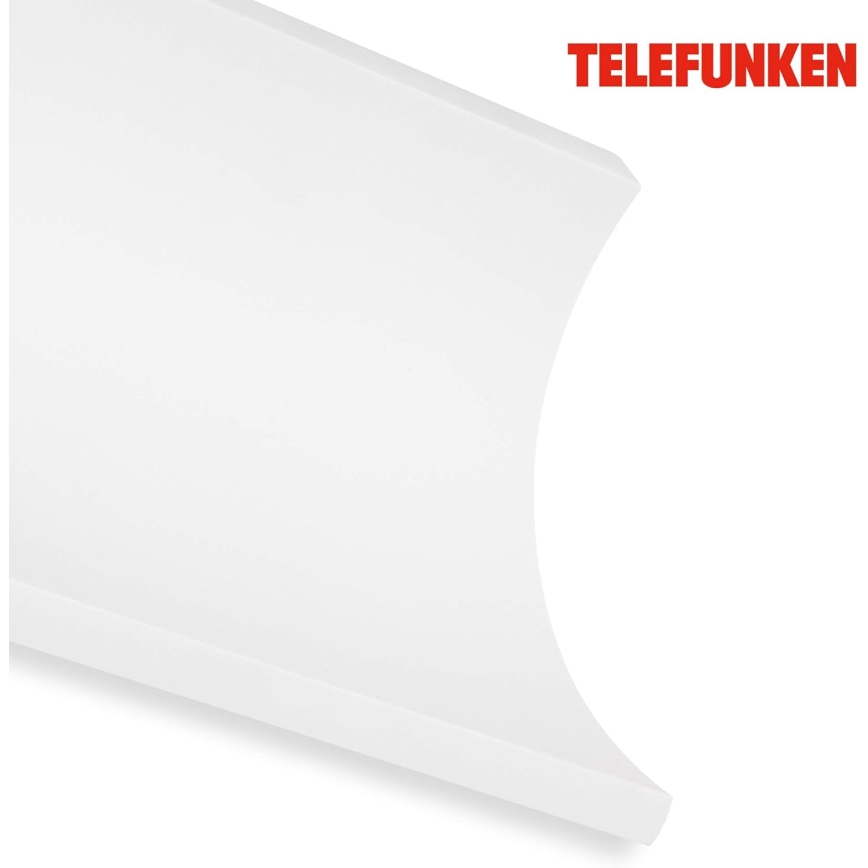 Telefunken 312806TF - LED Zunanja stenska svetilka 2xLED/6W/230V IP44 bela