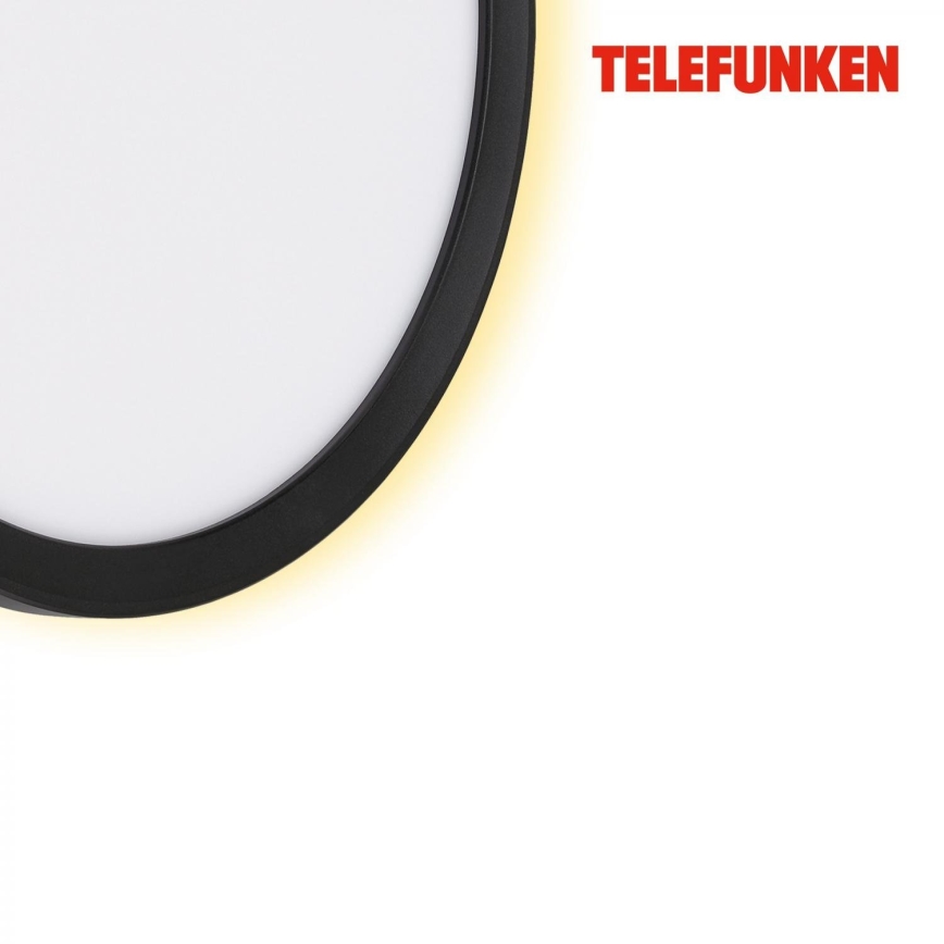 Telefunken 313405TF - LED zunanja stenska svetilka LED/15W/230V IP44 črna