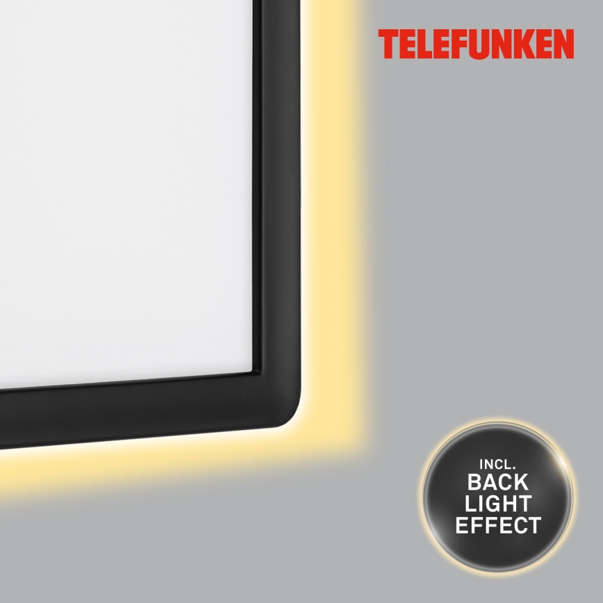 Telefunken 313605TF - LED Zunanja stenska svetilka LED/16W/230V IP44 črna