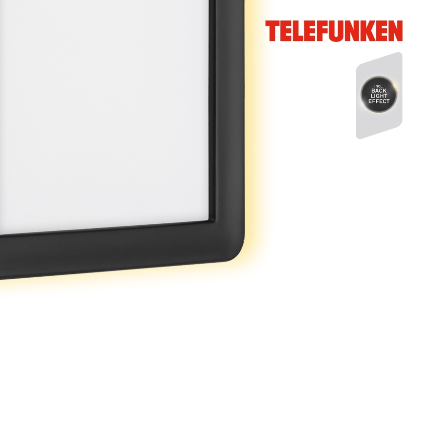 Telefunken 313605TF - LED Zunanja stenska svetilka LED/16W/230V IP44 črna
