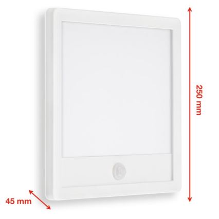 Telefunken 313806TF - LED Zunanja stenska svetilka s senzorjem LED/15W/230V IP44